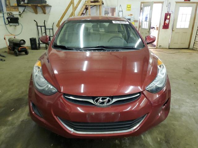 KMHDH4AE1BU101096 - 2011 HYUNDAI ELANTRA GLS RED photo 5