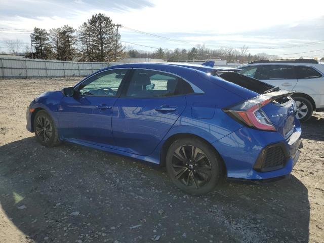 SHHFK7H69KU415097 - 2019 HONDA CIVIC EX BLUE photo 2