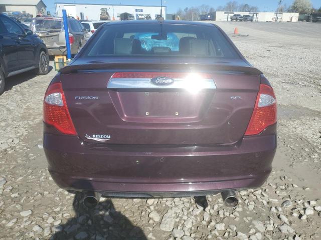 3FAHP0JA4CR230303 - 2012 FORD FUSION SEL BURGUNDY photo 6