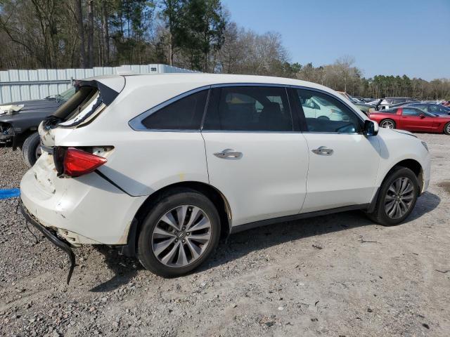 5FRYD4H43FB017793 - 2015 ACURA MDX TECHNOLOGY WHITE photo 3