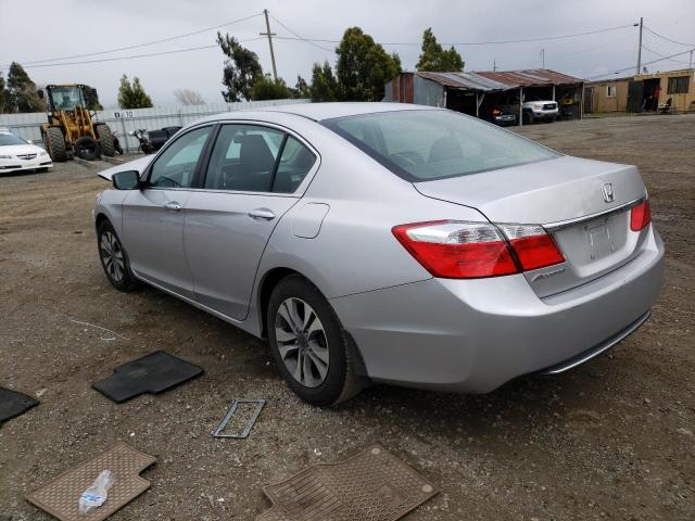 1HGCR2F38EA026462 - 2014 HONDA ACCORD LX SILVER photo 2