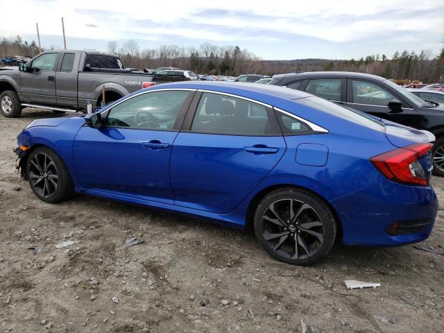 2HGFC2F88KH601456 - 2019 HONDA CIVIC SPORT 蓝色 照片 2