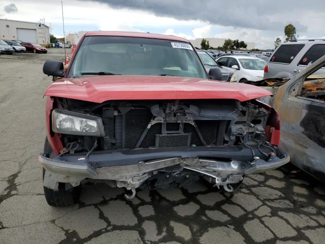 2GCEC13T141418179 - 2004 CHEVROLET SILVERADO C1500 RED photo 5