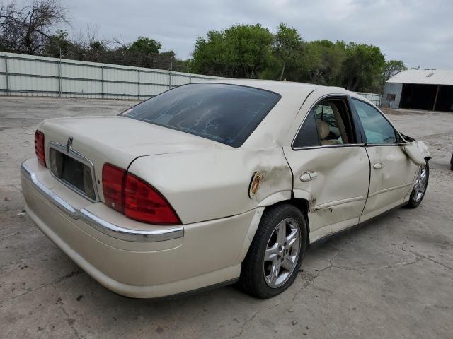 1LNHM86S42Y615231 - 2002 LINCOLN LS Krem foto 3