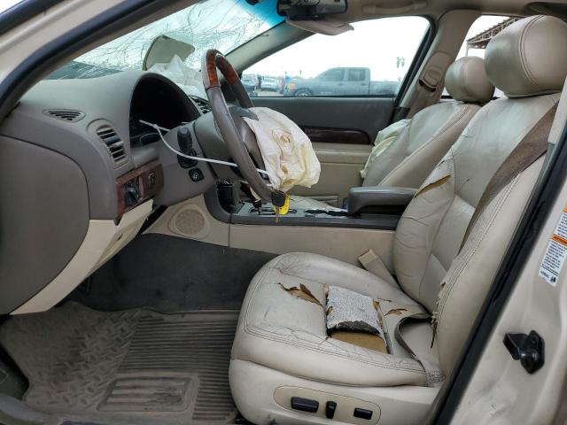 1LNHM86S42Y615231 - 2002 LINCOLN LS Krem foto 7