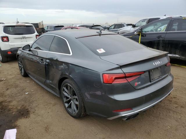 WAUR4AF55JA010990 - 2018 AUDI S5 PRESTIGE GRAY photo 2