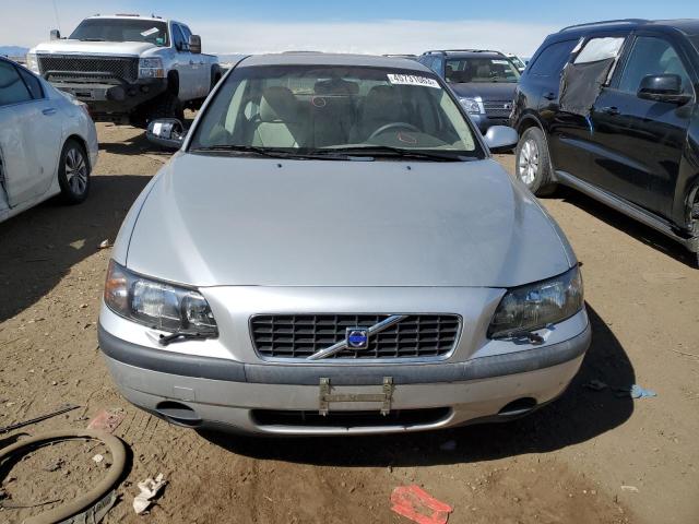 YV1RS61R322143723 - 2002 VOLVO S60 SILVER photo 5