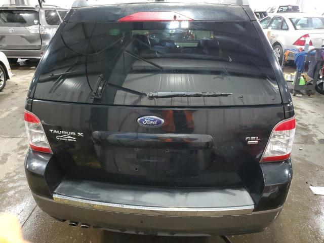 1FMDK05W68GA07882 - 2008 FORD TAURUS X SEL BLACK photo 6