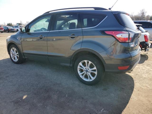 1FMCU9HD3JUB88516 - 2018 FORD ESCAPE SEL GRAY photo 2