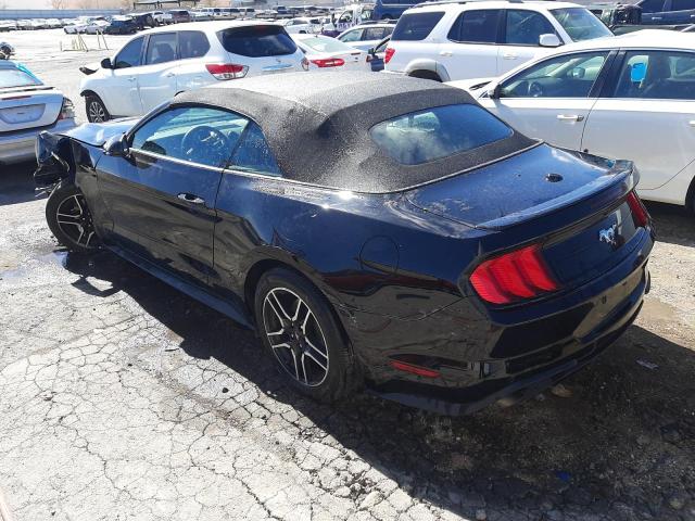 1FATP8UH0P5110363 - 2023 FORD MUSTANG BLACK photo 2
