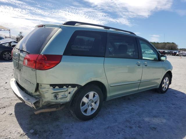 5TDZK22C09S235822 - 2009 TOYOTA SIENNA XLE GREEN photo 3