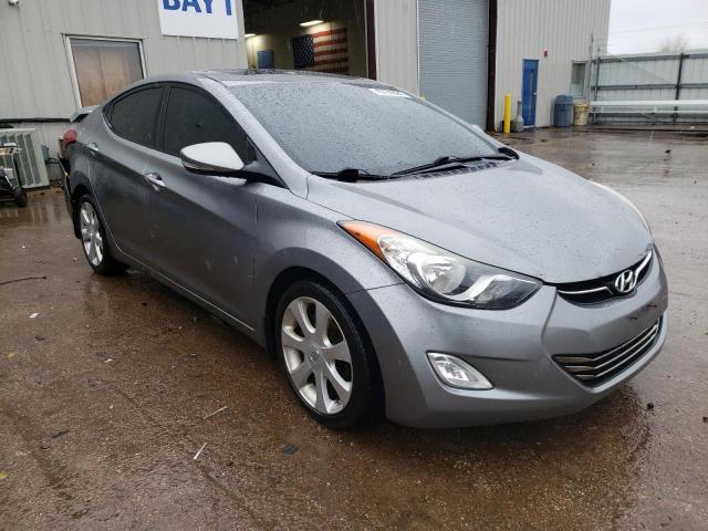 KMHDH4AE1CU340049 - 2012 HYUNDAI ELANTRA GLS GRAY photo 4