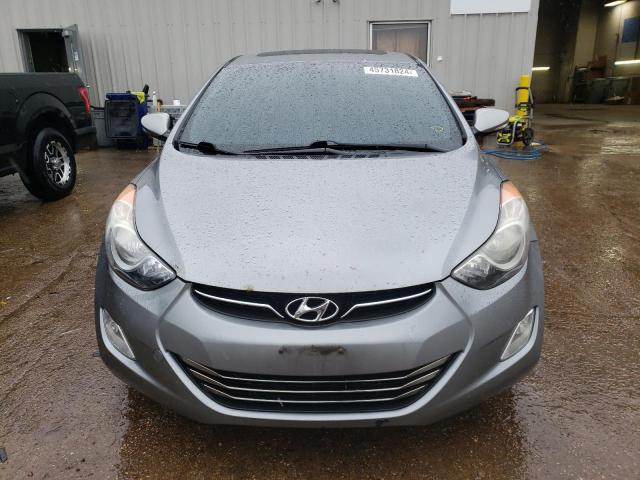 KMHDH4AE1CU340049 - 2012 HYUNDAI ELANTRA GLS GRAY photo 5