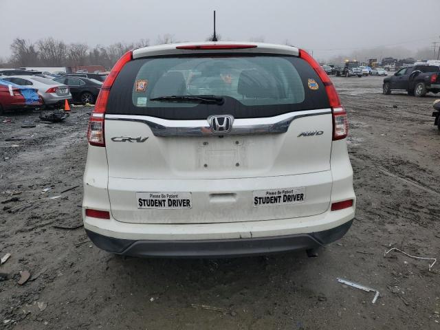 5J6RM4H36GL124553 - 2016 HONDA CR-V LX WHITE photo 6