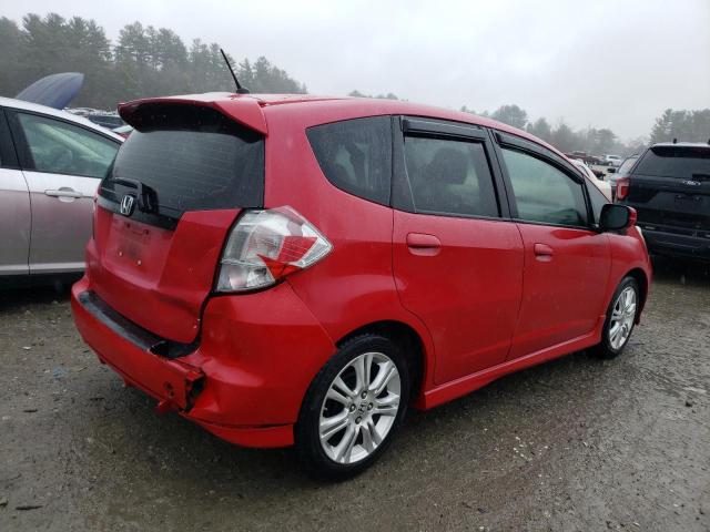 JHMGE88439S019406 - 2009 HONDA FIT SPORT RED photo 3