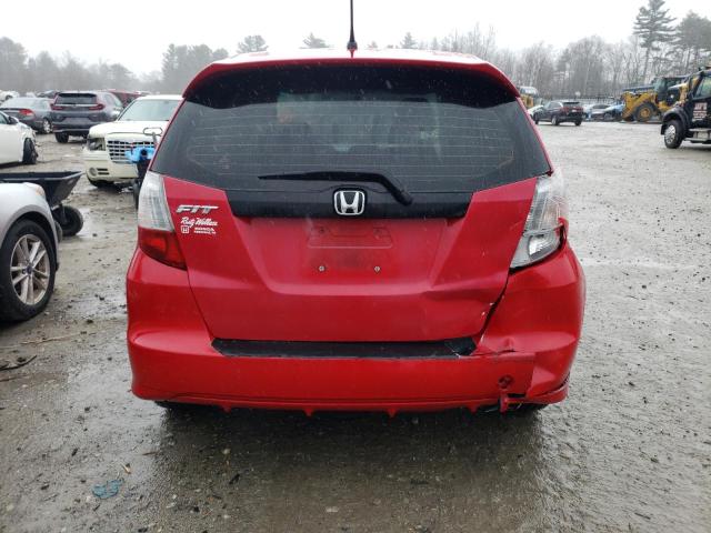 JHMGE88439S019406 - 2009 HONDA FIT SPORT RED photo 6