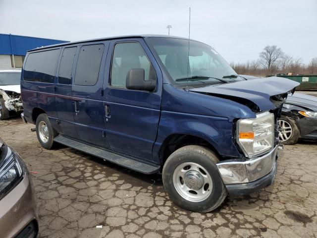 1FMNE1BL9ADA18538 - 2010 FORD ECONOLINE E150 WAGON BLUE photo 4