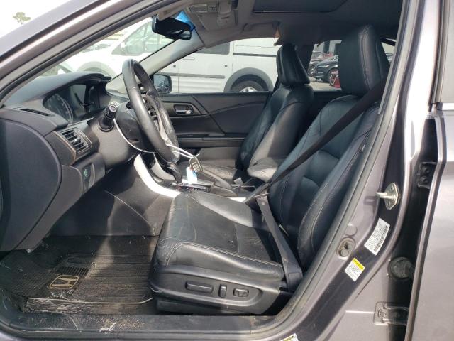 1HGCR2F8XEA030234 - 2014 HONDA ACCORD EXL GRAY photo 7