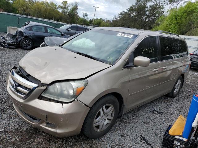 5FNRL38777B084170 - 2007 HONDA ODYSSEY EXL BEIGE photo 1