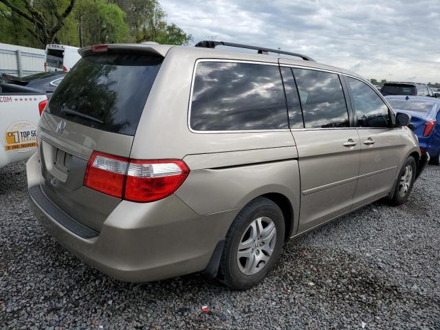 5FNRL38777B084170 - 2007 HONDA ODYSSEY EXL BEIGE photo 3