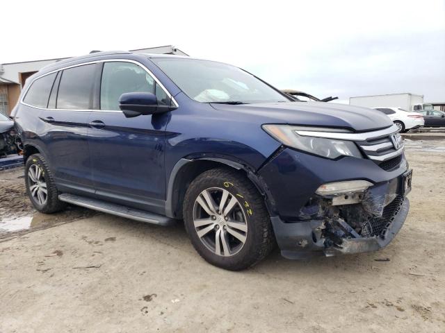 5FNYF6H5XHB072583 - 2017 HONDA PILOT EXL BLUE photo 4