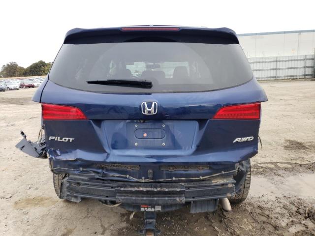 5FNYF6H5XHB072583 - 2017 HONDA PILOT EXL BLUE photo 6