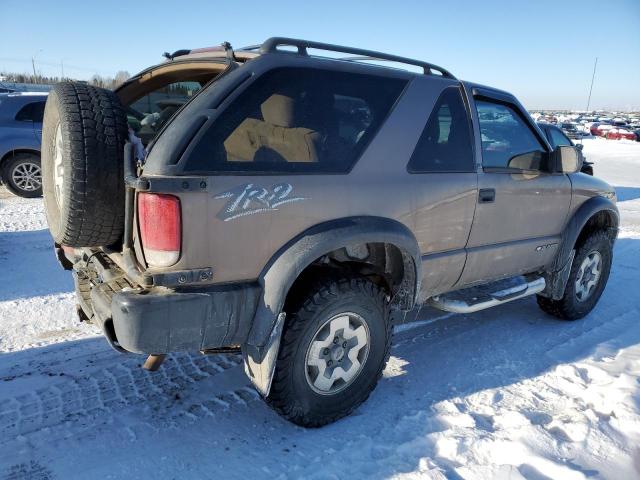 1GNCT18W52K148047 - 2002 CHEVROLET BLAZER BROWN photo 3