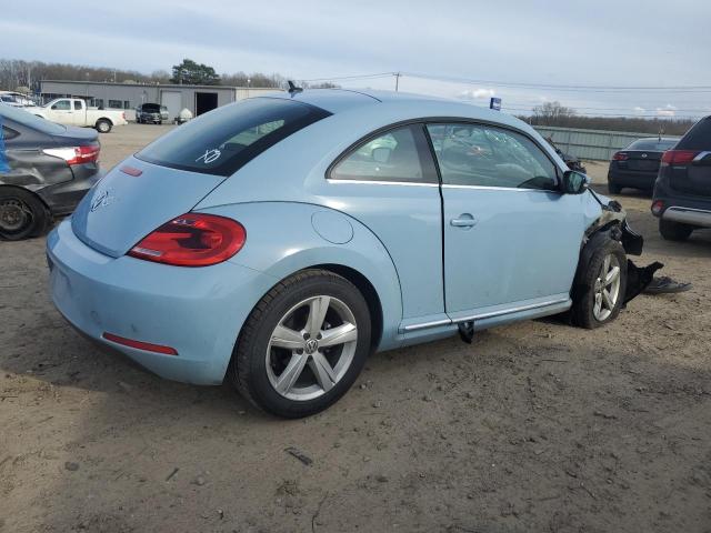 3VWJW6AT0FM611003 - 2015 VOLKSWAGEN BEETLE BLUE photo 3