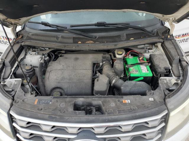 1FM5K7D84HGE19492 - 2017 FORD EXPLORER XLT WHITE photo 12