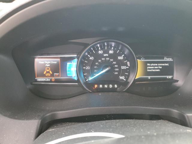 1FM5K7D84HGE19492 - 2017 FORD EXPLORER XLT WHITE photo 9