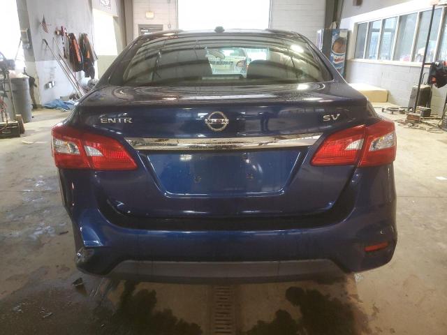 3N1AB7AP2HY233515 - 2017 NISSAN SENTRA S BLUE photo 6