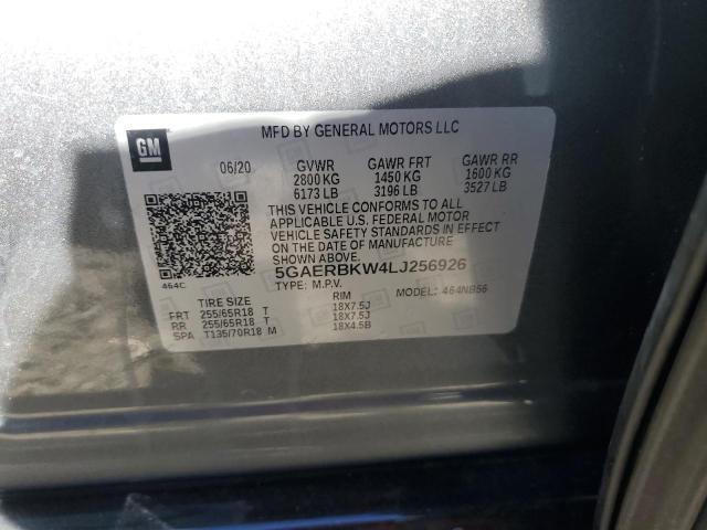 5GAERBKW4LJ256926 - 2020 BUICK ENCLAVE ESSENCE 银色 照片 14