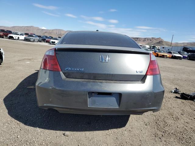 1HGCS22829A000581 - 2009 HONDA ACCORD EXL GRAY photo 6