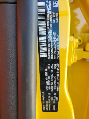 ZACCJBCT0GPE04660 - 2016 JEEP RENEGADE TRAILHAWK YELLOW photo 13