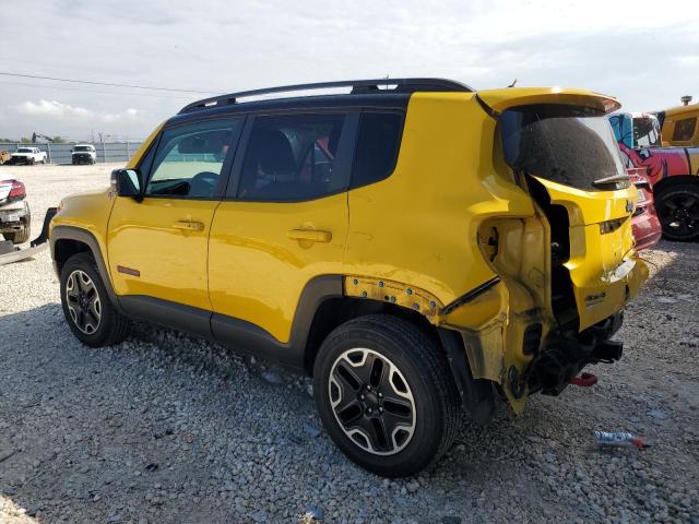 ZACCJBCT0GPE04660 - 2016 JEEP RENEGADE TRAILHAWK YELLOW photo 2