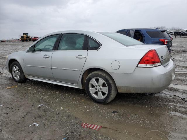 2G1WB5EK7A1193757 - 2010 CHEVROLET IMPALA LT SILVER photo 2