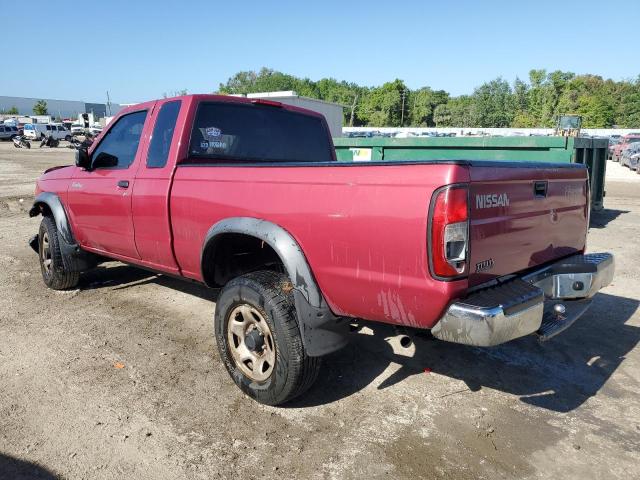 1N6DD26Y0WC321099 - 1998 NISSAN FRONTIER KING CAB XE RED photo 2