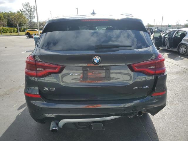 5UXTR9C55KLE14022 - 2019 BMW X3 XDRIVE30I CHARCOAL photo 6