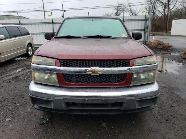 1GCCS19E278115965 - 2007 CHEVROLET COLORADO MAROON photo 5