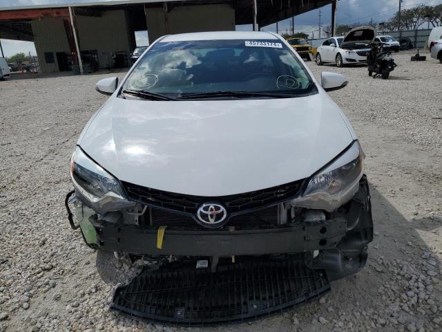 2T1BURHE1FC444911 - 2015 TOYOTA COROLLA L WHITE photo 5