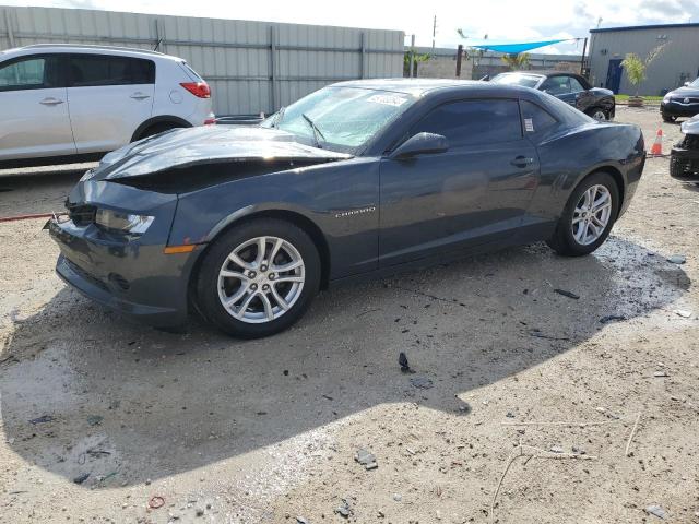 2G1FE1E38E9284357 - 2014 CHEVROLET CAMARO LS GRAY photo 1