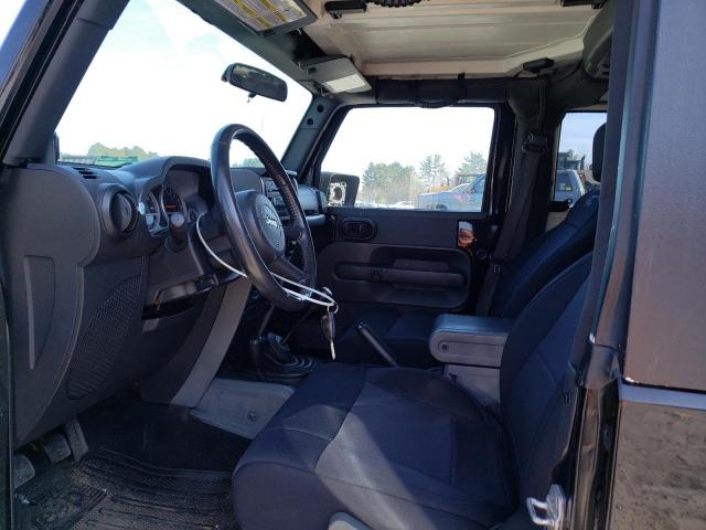 1J4FA54197L120339 - 2007 JEEP WRANGLER SAHARA BLACK photo 7