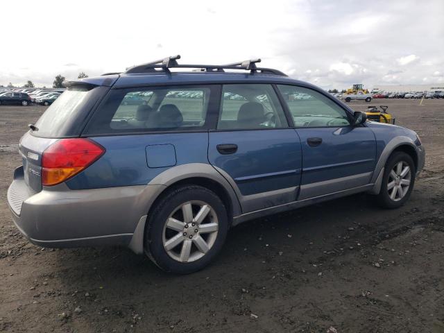 4S4BP61C066347877 - 2006 SUBARU LEGACY OUTBACK 2.5I BLUE photo 3