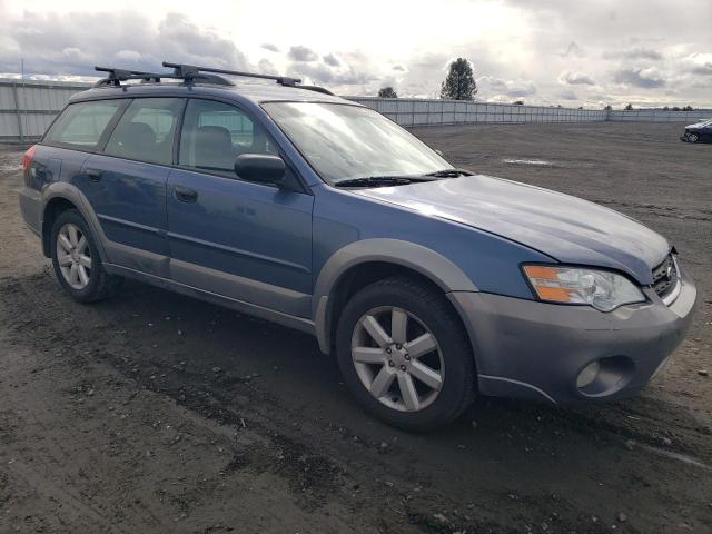 4S4BP61C066347877 - 2006 SUBARU LEGACY OUTBACK 2.5I BLUE photo 4