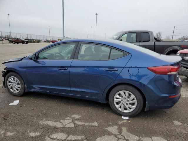 5NPD74LF3JH347198 - 2018 HYUNDAI ELANTRA SE BLUE photo 2