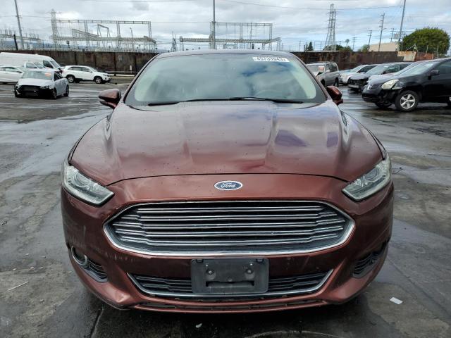 3FA6P0SU2FR284140 - 2015 FORD FUSION TITANIUM PHEV BURGUNDY photo 5