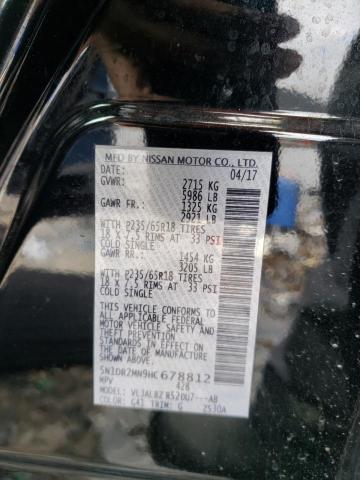 5N1DR2MN9HC678812 - 2017 NISSAN PATHFINDER S BLACK photo 13
