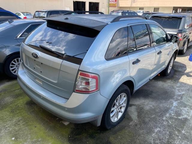 2FMDK36C88BA49158 - 2008 FORD EDGE SE BLUE photo 4