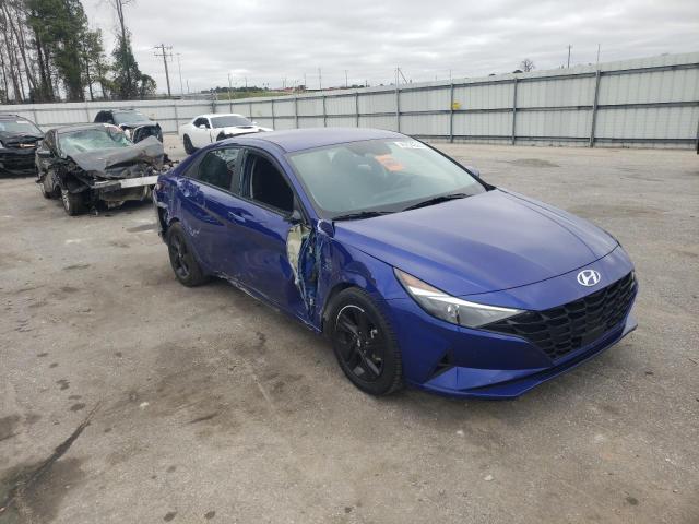 KMHLS4AG1NU217160 - 2022 HYUNDAI ELANTRA SEL BLUE photo 4