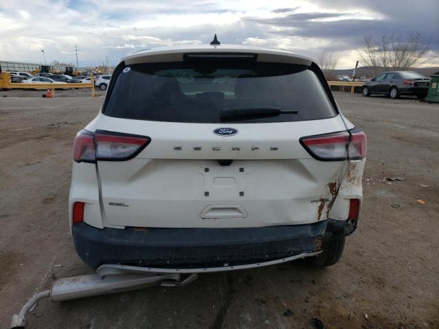 1FMCU9H67NUA28789 - 2022 FORD ESCAPE SEL WHITE photo 6